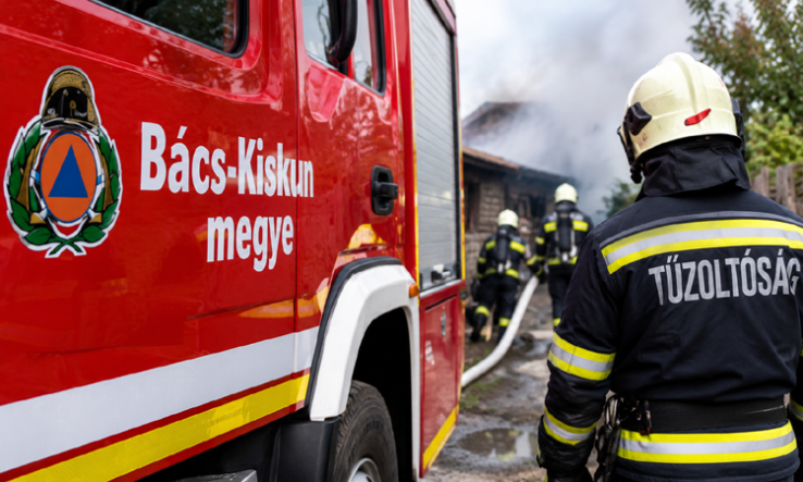 Csarnok égett Lajosmizsén
