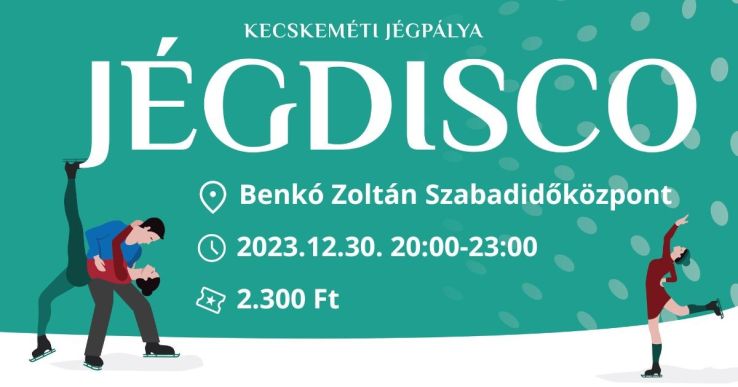 Jégdisco lesz a Benkó Zoltán Szabadidőközpontban lévő fedett jégpályán