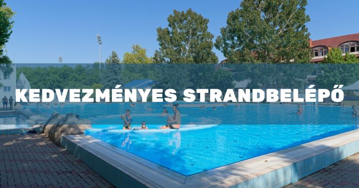 Kecskeméti siker: Kedvezményes strandbelépő a közszolgálatban dolgozóknak és családtagjaiknak