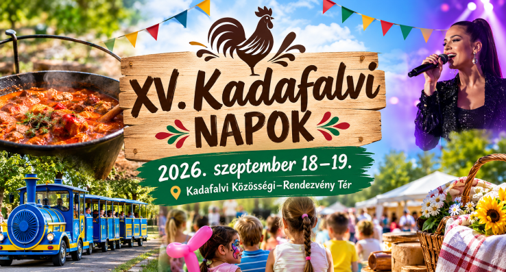 Kakasfőzés, futás, kisvonat és esti koncertek – Jönnek a XV. Kadafalvi Napok
