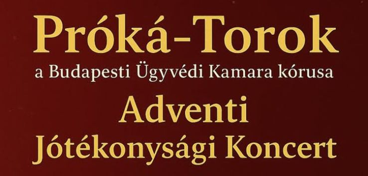 A Próká-Torok adnak Jó Szívvel Adventi Jótékonysági Koncertet a kecskeméti Evangélikus Templomban