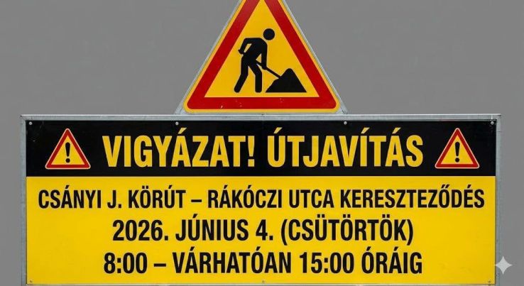 Forgalomkorlátozás lesz Kecskemét belvárosában csütörtökön