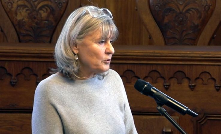 Tájékoztatót tartott a közgyűlésen dr. Boross Ildikó, a Neumann János Egyetemért Alapítvány kuratóriumi elnöke