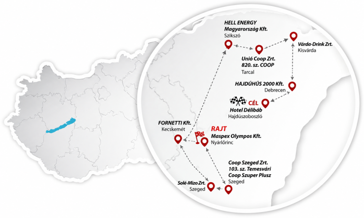 Nyárlőrincről rajtol a jubileumi Coop Rally – Kecskemétre is befut a különleges mezőny