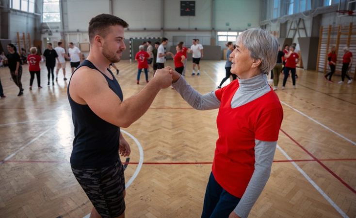 Tánccal indult a testnevelésóra a Neumann János Egyetemen