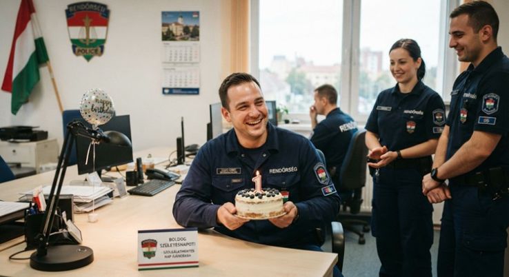 Kecskeméten is megkapják a születésnapi ajándékot a rendőrök