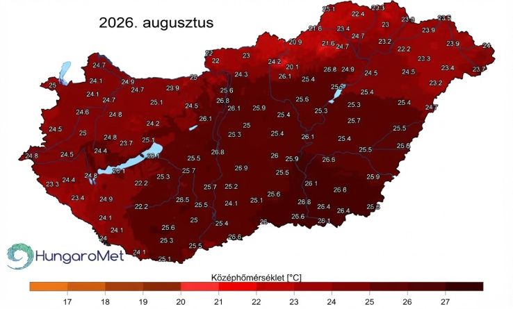 A legmelegebb hónap volt az idei augusztus 1901 óta