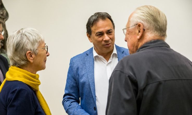 Szemők Zsuzsanna szobrászművész alkotásai a Városháza Galériában