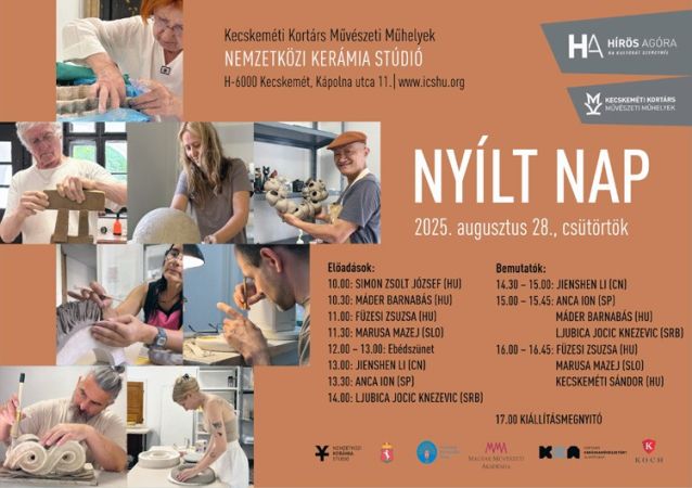 Nyílt nap és kiállításmegnyitó a Nemzetközi Kerámia Stúdióban