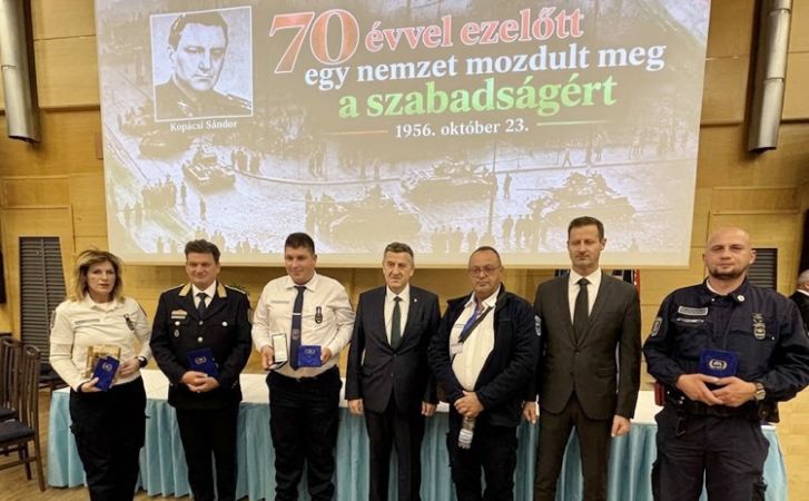 Rangos országos elismeréseket kaptak kecskeméti polgárőrök és a megyei rendőrfőkapitány