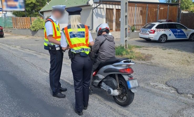 Országos ellenőrzés: Sok motoros közlekedik szabálytalanul és veszélyesen