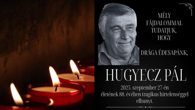 Elhunyt Hugyecz Pál, az AGRIKON KAM Kft. ügyvezető elnöke