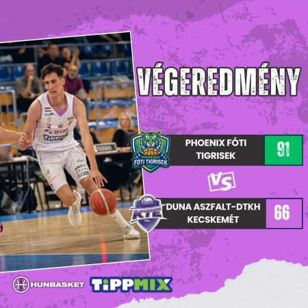 Vereséget szenvedett Fóton a Duna Aszfalt-DTKH Kecskemét