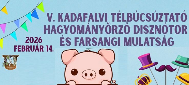 Ötödik alkalommal rendezik meg a kadafalvi hagyományőrző disznótort és farsangi mulatságot