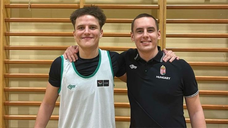 Németh Levente és Ladovszky János az U20-as válogatott edzőtáborában