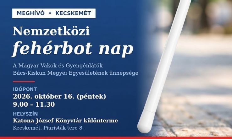Fehérbot napi ünnepséget rendeznek Kecskeméten