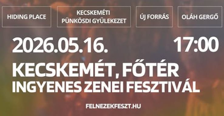 Ingyenes zenei fesztivál várja az érdeklődőket Kecskemét főterén