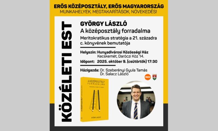 Erős Középosztály, Erős Magyarország: Könyvbemutató a Hunyadivárosi Közösségi Házban