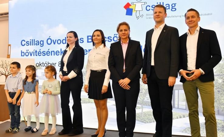 Bővült a Mercedes gyári Csillag Bölcsőde és Óvoda