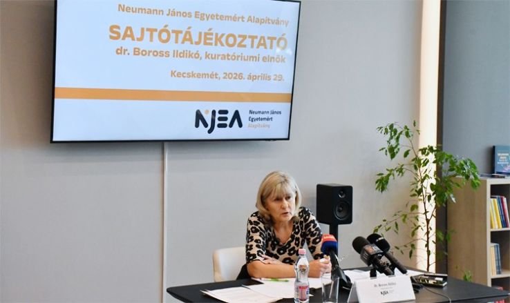 A Neumann János Egyetemért Alapítvány vagyoni helyzetéről és az Optima-ügyről beszélt Boross Ildikó