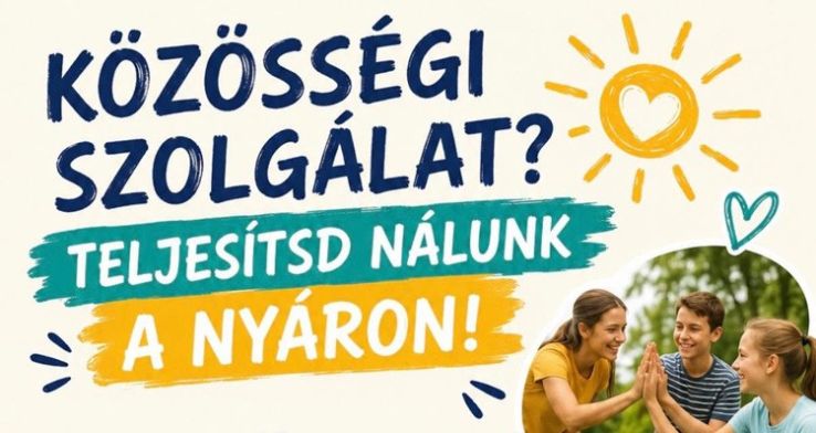Közösségi szolgálatra várják a diákokat a Bács-Kiskun Megyei Kórházért Alapítvány nyári táborába