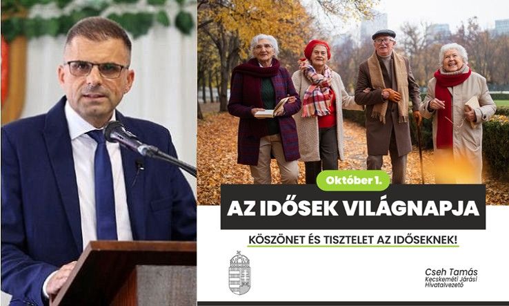 Cseh Tamás köszöntötte az Idősek Világnapján a szépkorúakat