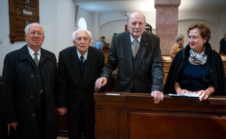 90. születésnapján köszöntötték Varga Lászlót a református templomban