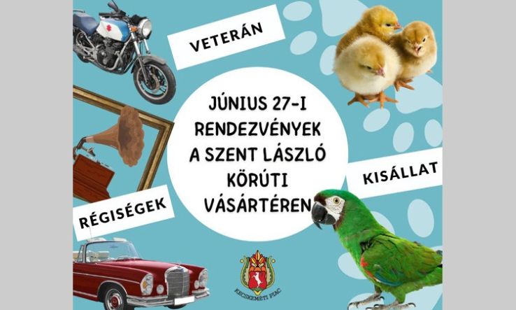 Vásári forgatag várja a kecskemétieket szombaton: kisállatok, veterán járművek és régiségek egy helyen