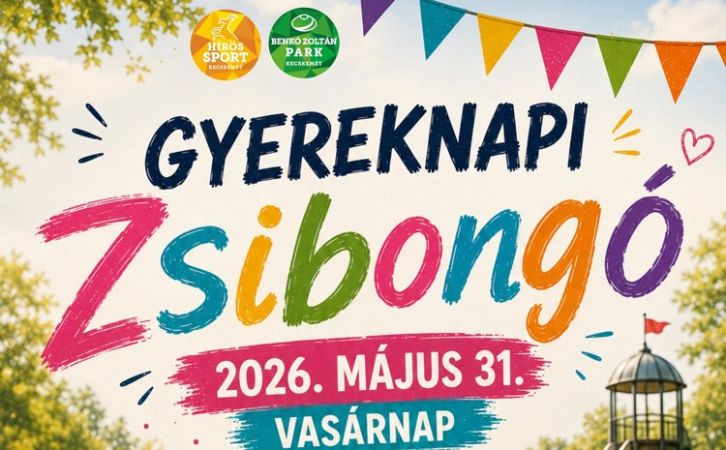 Gyereknapi Zsibongóval várják a családokat a Benkó Zoltán Parkban