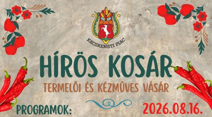 Csípős vasárnap a Hírös Kosárban – Paprikás ízekkel és családi programokkal várják a kecskemétieket