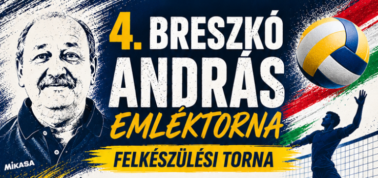 Három napon át készülhetnek a szezonra a fiatal röplabdázók a 4. Breszkó András Emléktornán