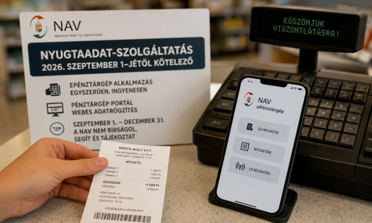 Kedden indul a nyugtaadat-szolgáltatás, a NAV januárig nem bírságol