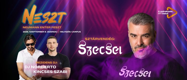 Újra itt a NESZT! Fergeteges Neumann Enter Fesztivál vár szeptember 9-én