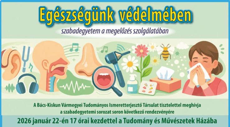 Egészségünk védelmében – Újra indul a TIT szabadegyeteme Kecskeméten