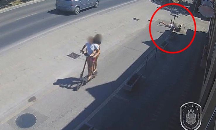 Beton virágládának csapódott egy 12 éves rolleres lány Bács-Kiskunban