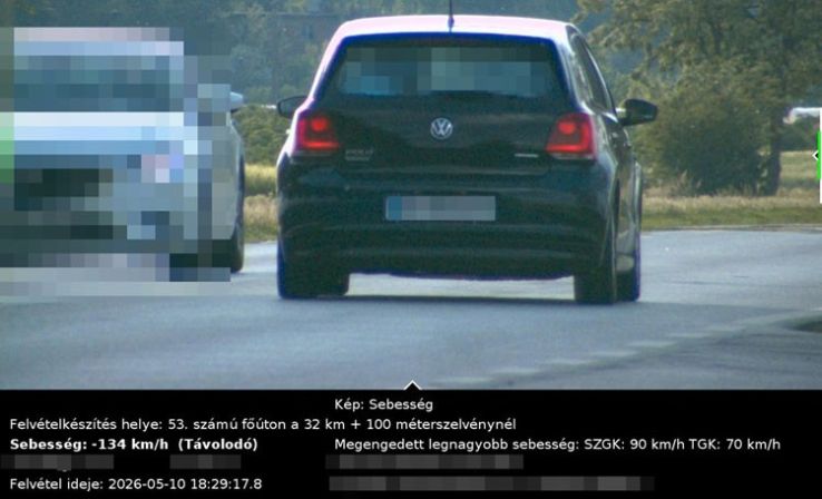 Egy hét alatt 65 rendőri intézkedést igénylő baleset történt Bács-Kiskunban