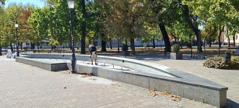 Megújul a vasútkerti szökőkút Kecskeméten
