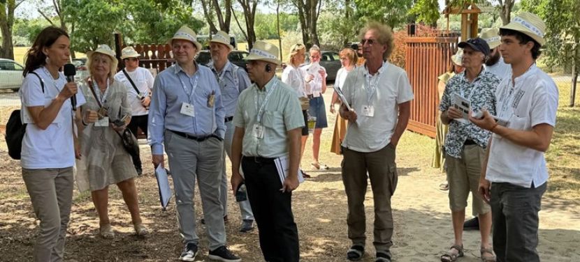Az Entente Florale Europe nemzetközi zsűrije a Kecskeméti Arborétumba is ellátogatott