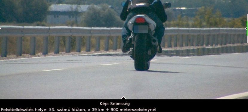 Több mint 1200 gyorshajtó egy hét alatt Bács-Kiskunban – 172 km/órával száguldott a motoros
