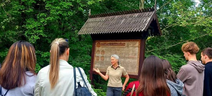 Középiskolás vetélkedő a Kecskeméti Arborétumban