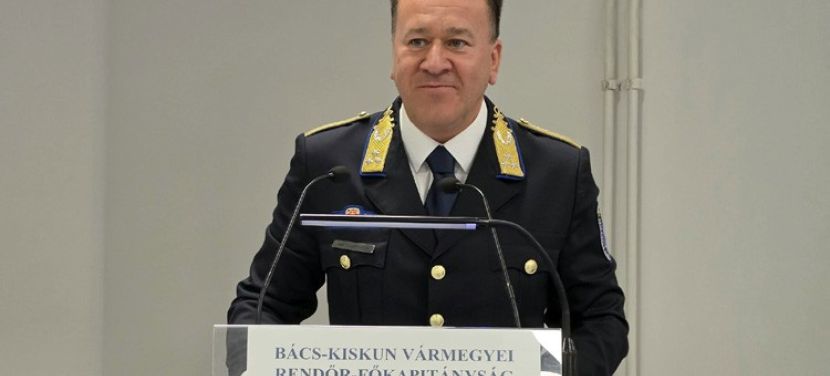 Dr. Tóth Tamás rendőr altábornagy lett az új Bács-Kiskun Vármegyei rendőrfőkapitány