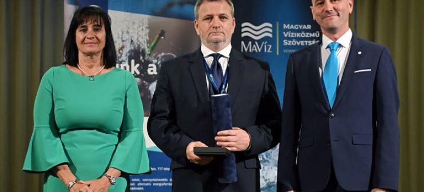 Rangos szakmai elismerést kapott a BÁCSVÍZ Zrt. csoportvezetője