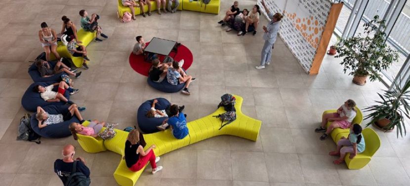 A Neumann János Egyetem CAMPUS Oktatási Épületével ismerkedtek a Kavalkád tábor résztvevői