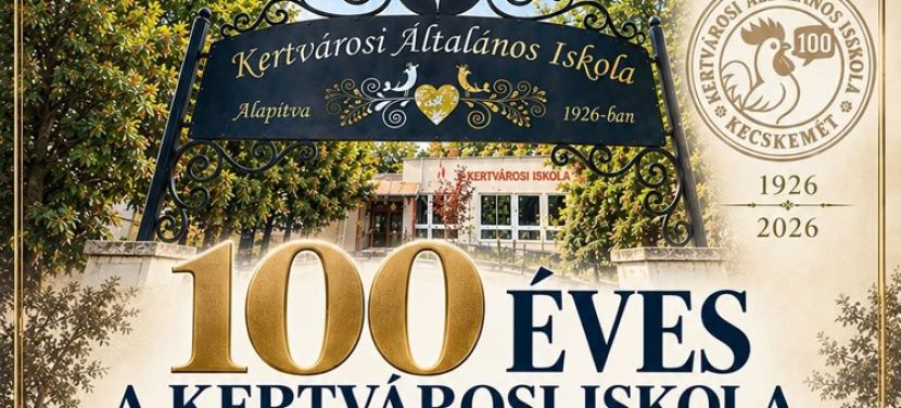 Százéves jubileumát ünnepli a Kertvárosi Általános Iskola
