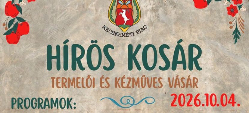 "Tökös vasárnap" várja a családokat a Hírös Kosárban