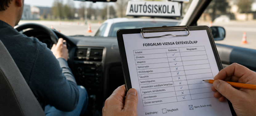Más helyett vizsgázott az oktató, de kétszer is megbukott a forgalmi vizsgán