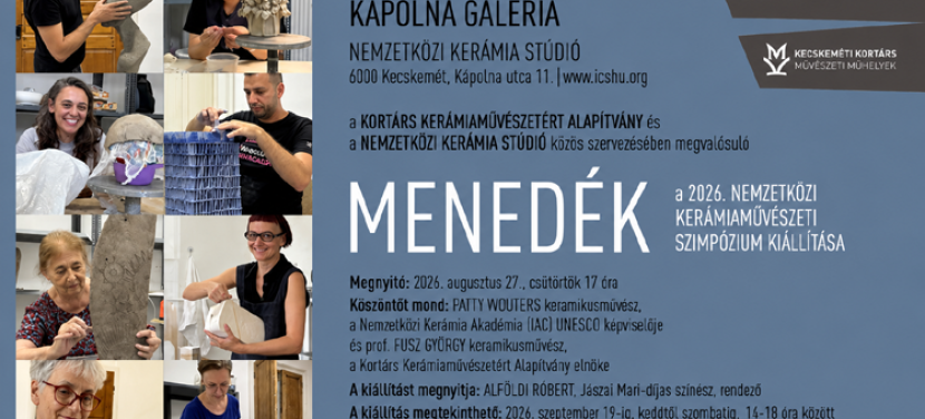 A „Menedék” köré épül az idei Nemzetközi Kerámiaművészeti Szimpózium Kecskeméten