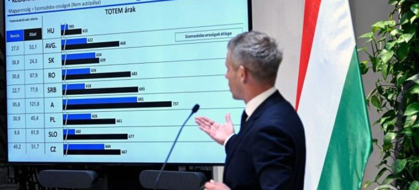 Miniszterelnök: az üzemanyagok átlagára egy-két forint eltéréssel a korábbi védett árnál van