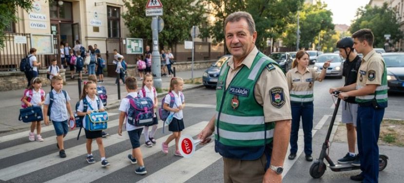 A polgárőrök idén is ott lesznek az óvodák és iskolák környékén