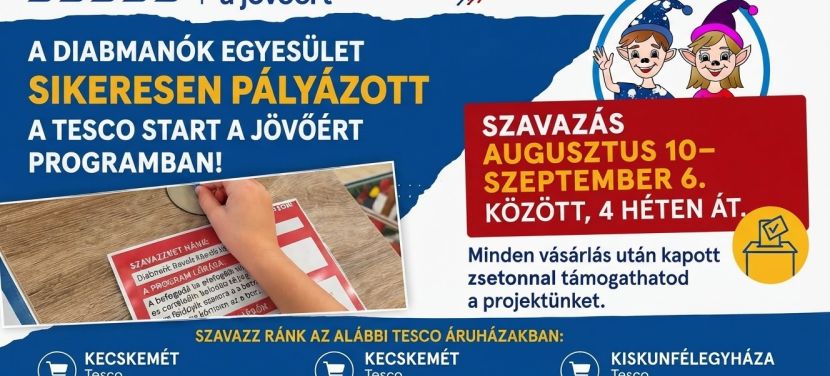 Egy érme is sokat számít: a DiabManók Egyesületet támogathatják a vásárlók